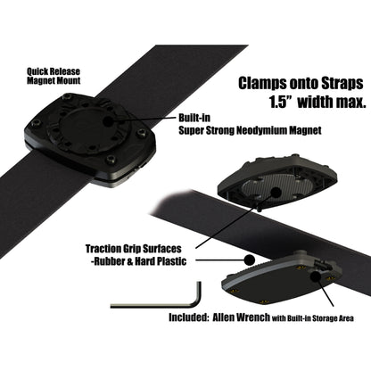 GUARDIAN ANGEL: Clamp On Strap Magnetic Mount