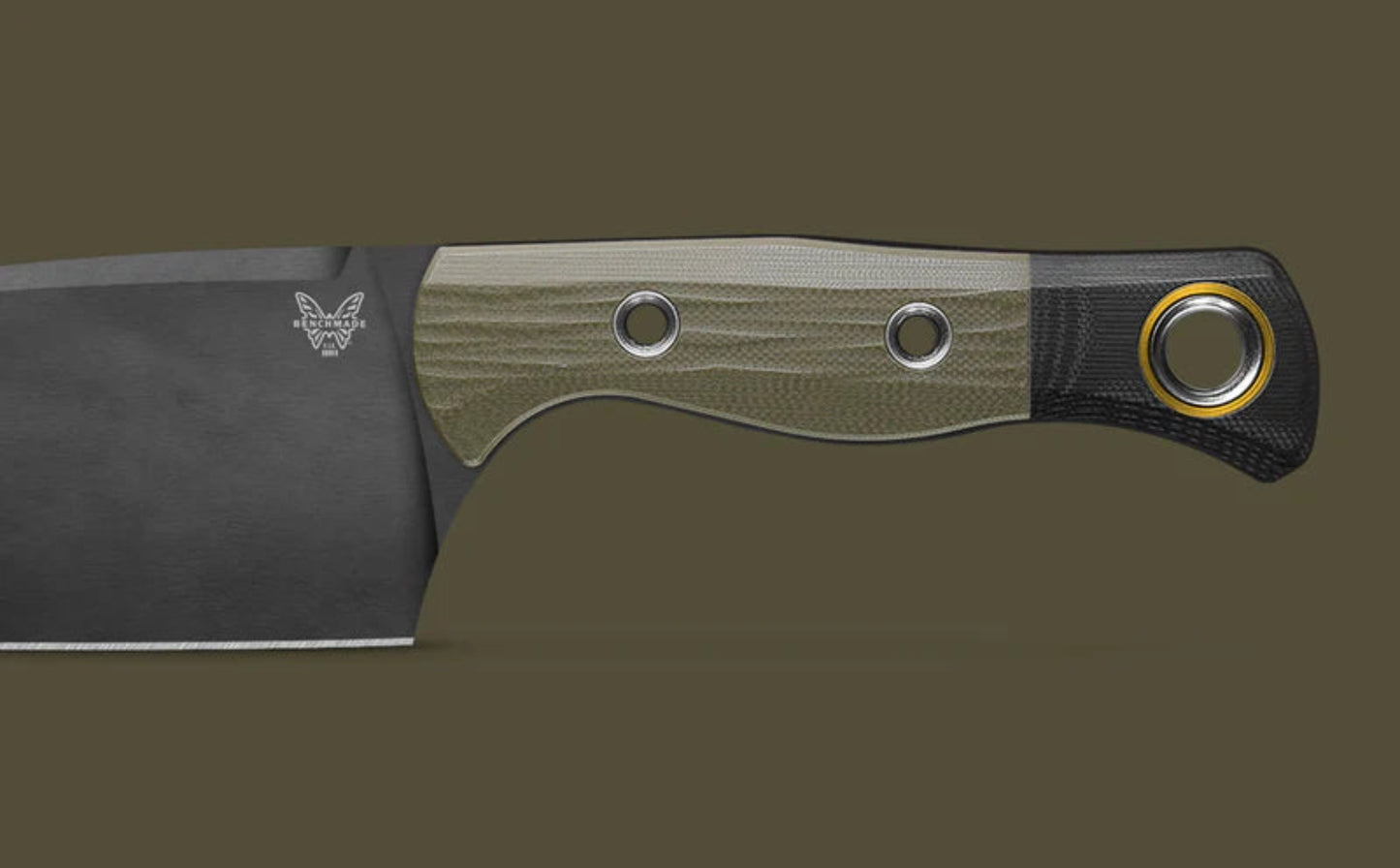 BENCHMADE: Station Knife – OD Green G10