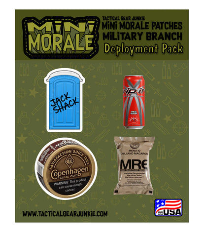 TACTICAL GEAR JUNKIE: Mini Morale Patch Packs