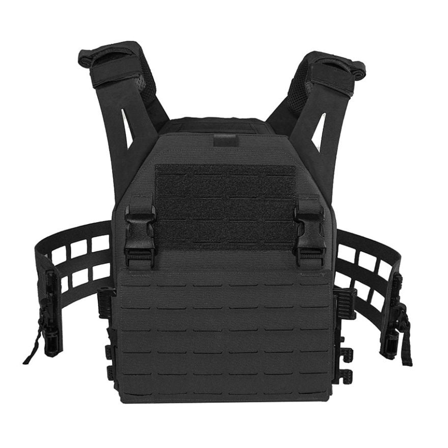 WARRIOR ASSAULT: Laser Cut (LPC) V2 Low Profile Plate Carrier with Ladder Sides and 5.56 Triple Bungee Magazine Pouch