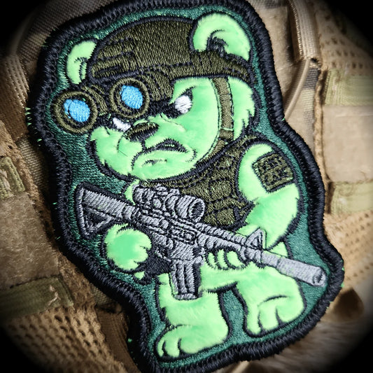 TACTICAL GEAR JUNKIE: IDFC BEARS 4" Fuzzy Embroidered Patch