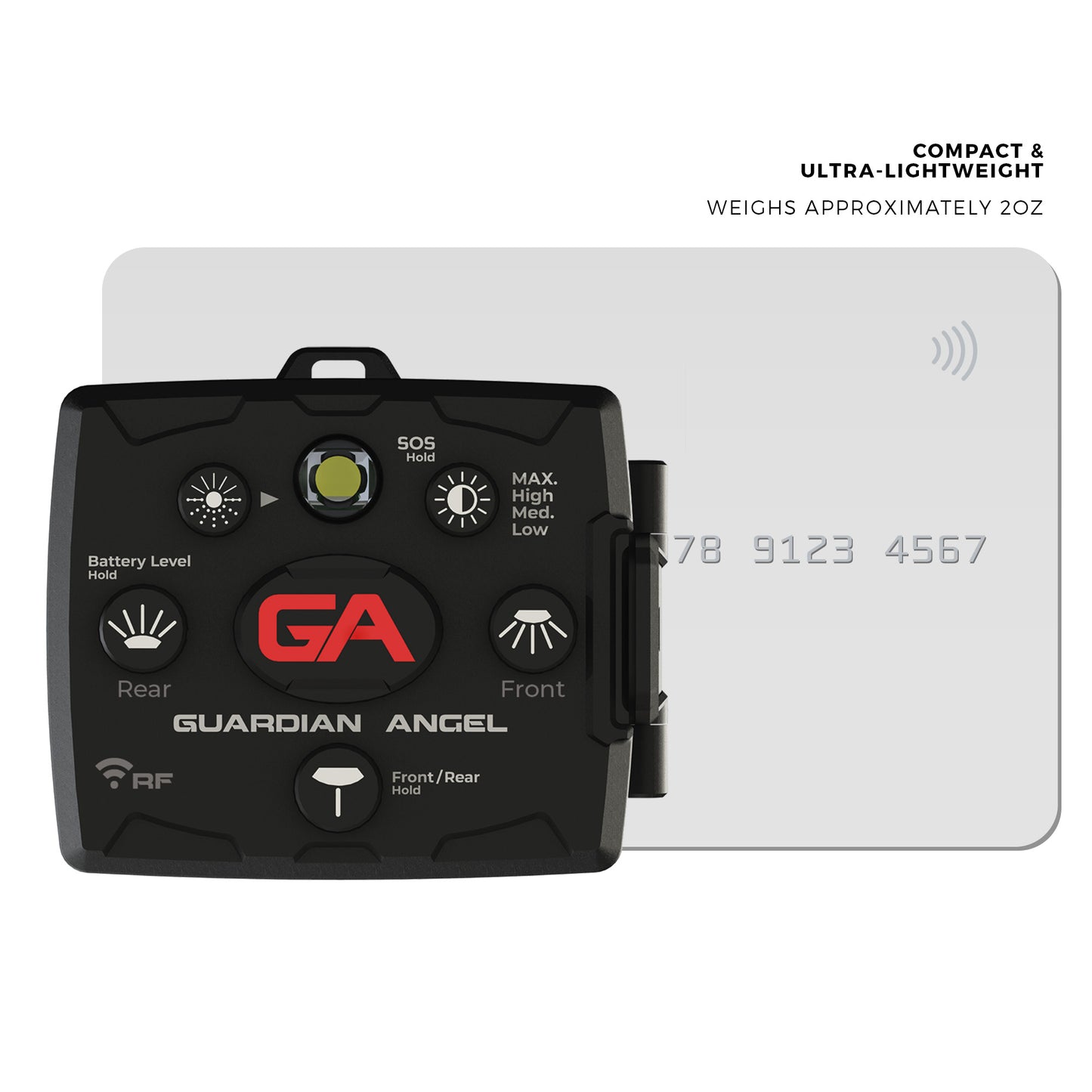 GUARDIAN ANGEL: Micro Series Personal Safety Light (Multiple Light Configurations)