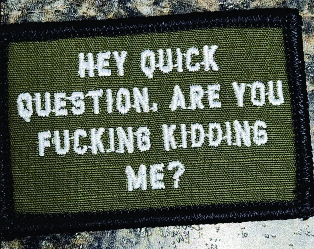 TACTICAL GEAR JUNKIE: As Seen On Socials NSFW 2x3 PVC Patches