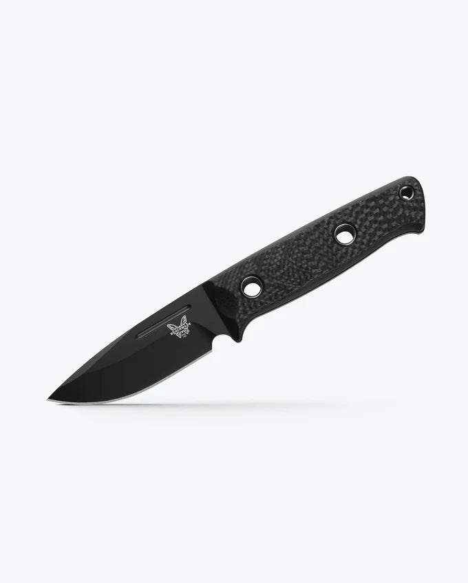BENCHMADE: Mini Bushcrafter Carbon Fiber Drop Point