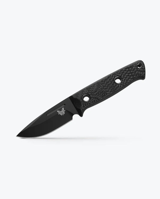 BENCHMADE: Mini Bushcrafter Carbon Fiber Drop Point