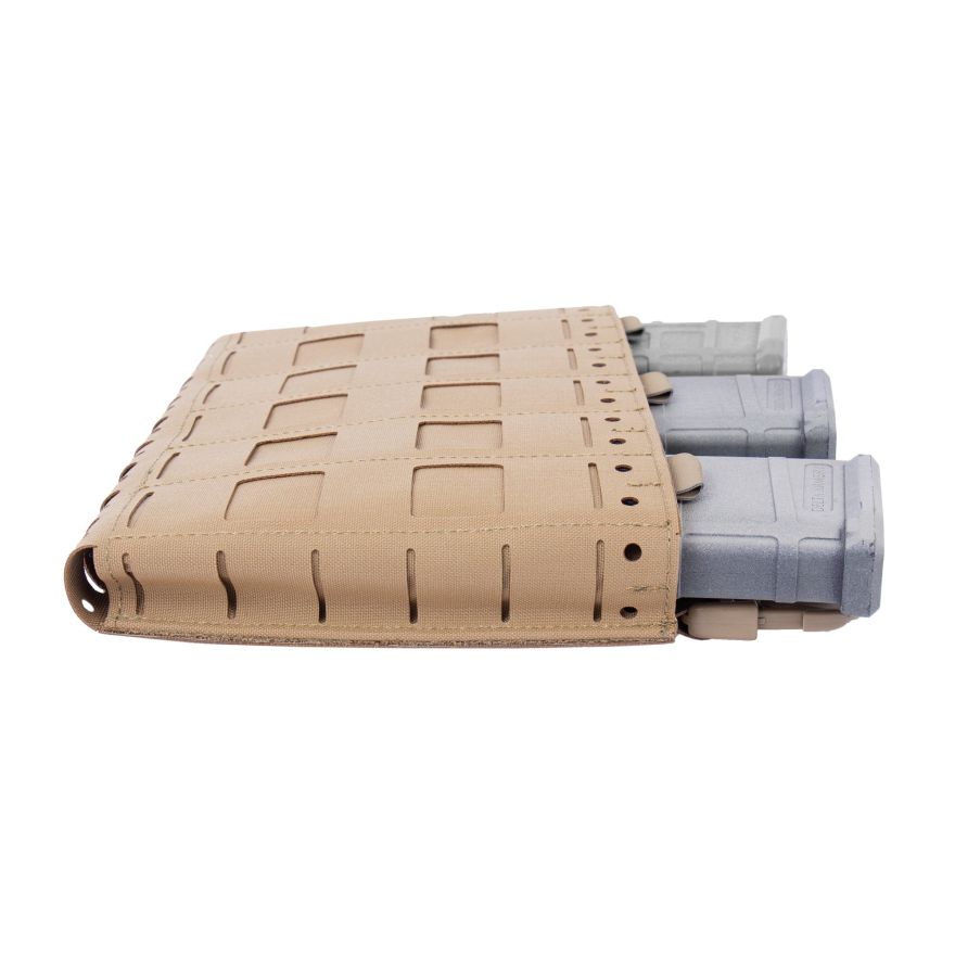 WARRIOR ASSAULT: Laser Cut Kangaroo Pouch With Triple 5.56mm Insert