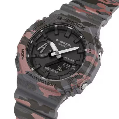 CASIO G-SHOCK: GA-2100CM-8A Digital Analog Watch