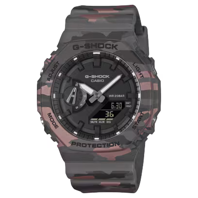 CASIO G-SHOCK: GA-2100CM-8A Digital Analog Watch