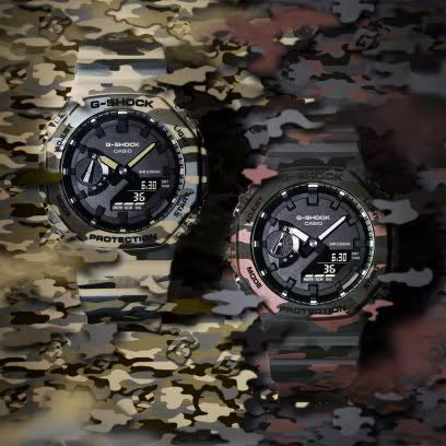 CASIO G-SHOCK: GA-2100CM-8A Digital Analog Watch