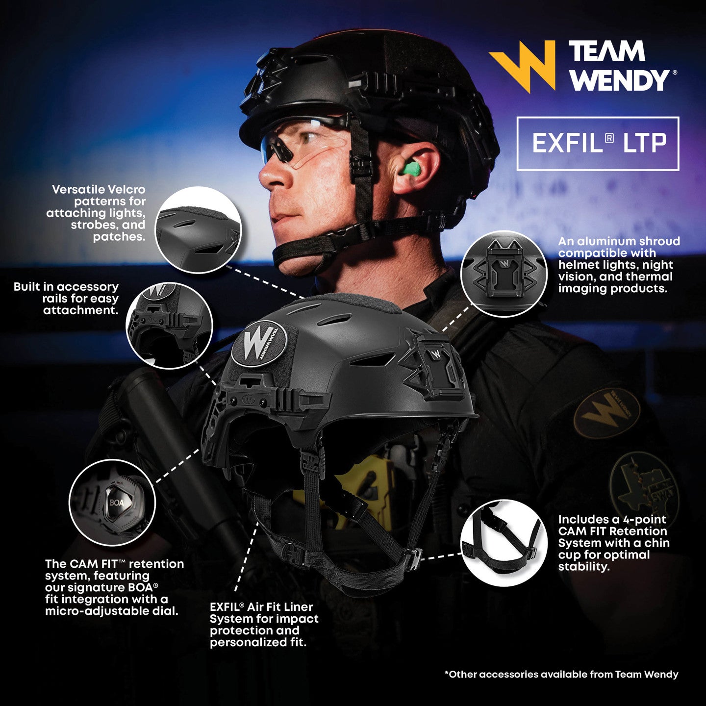 TEAM WENDY: Exfil, LTP Bump Helmet