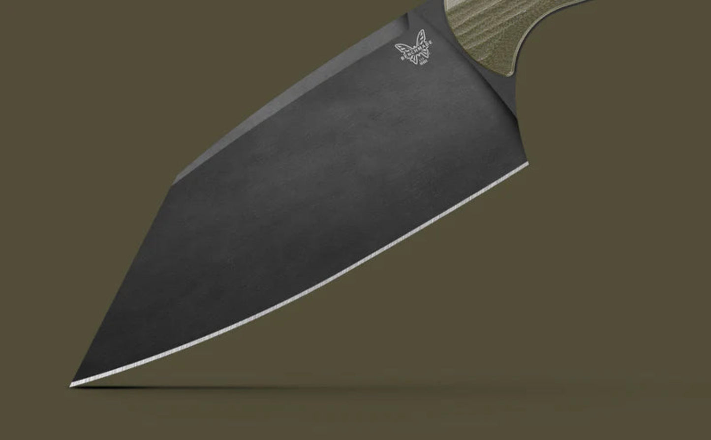 BENCHMADE: Station Knife – OD Green G10