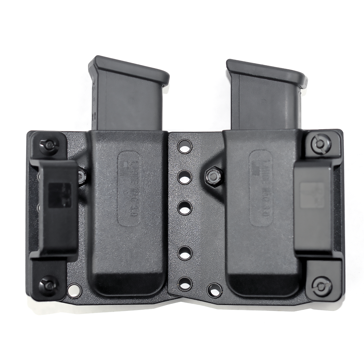 Bravo Concealment 3.0 Double Magazine Pouch - Large: CZ P10c / Glock 17,19,26 / HK VP9,VP9sk / Sig P320 / M&P 9,40 / 1.50"