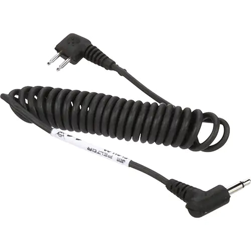 3M Peltor: Audio Input Cable FL6H-03, 3.5mm Mono Plug, Curly Cable