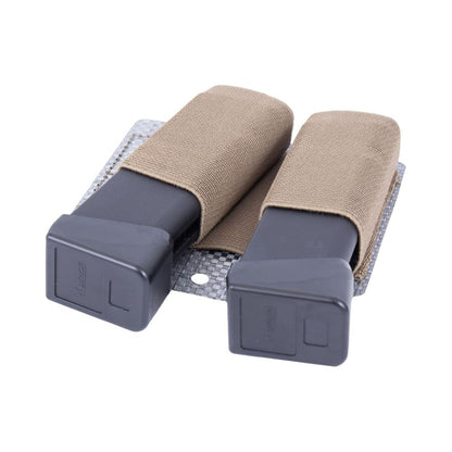WARRIOR ASSAULT SYSTEMS: T1 Tegris Double Elastic 9mm Mag Holder