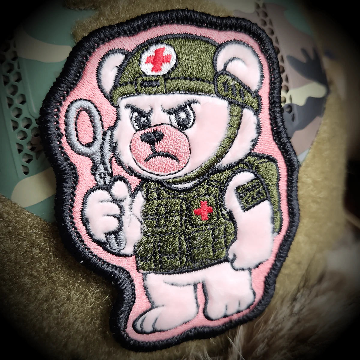 TACTICAL GEAR JUNKIE: IDFC BEARS 4" Fuzzy Embroidered Patch