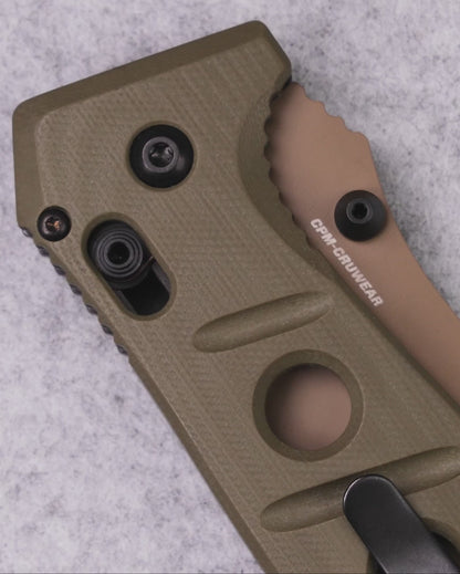 BENCHMADE: Adamas, G10 OD Green, Drop-Point