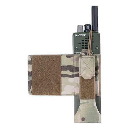 WARRIOR ASSAULT: Laser Cut Wing Velcro MBITR/Harris Radio Pouch