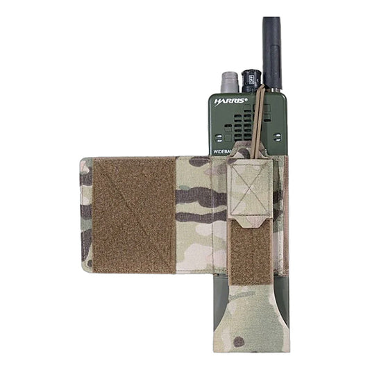 WARRIOR ASSAULT: Laser Cut Wing Velcro MBITR/Harris Radio Pouch