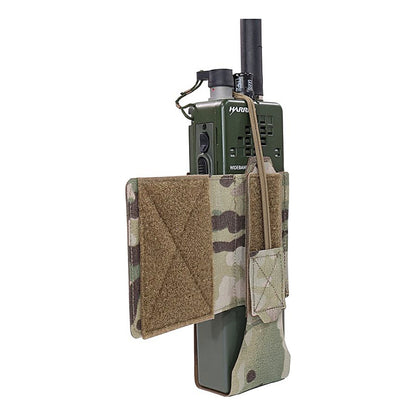 WARRIOR ASSAULT: Laser Cut Wing Velcro MBITR/Harris Radio Pouch