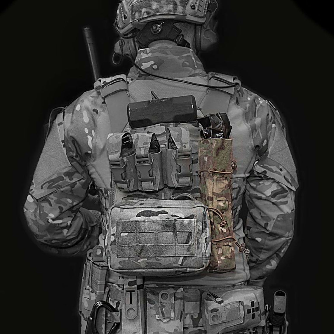 WARRIOR ASSAULT: Laser Cut Vertical Strip Charge/Hammer Pouch