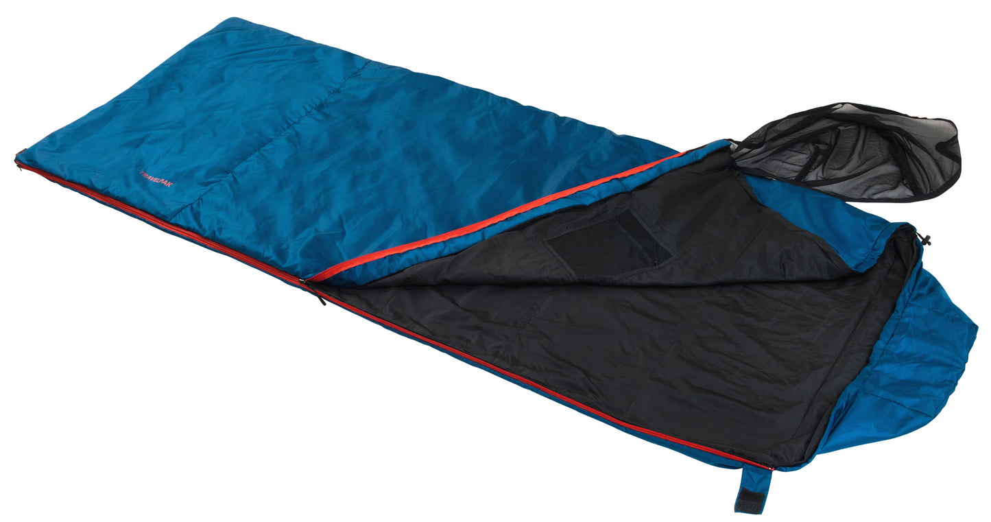 SNUGPAK: Travelpak Traveller w/ Right Side Zip (Petrol Blue)