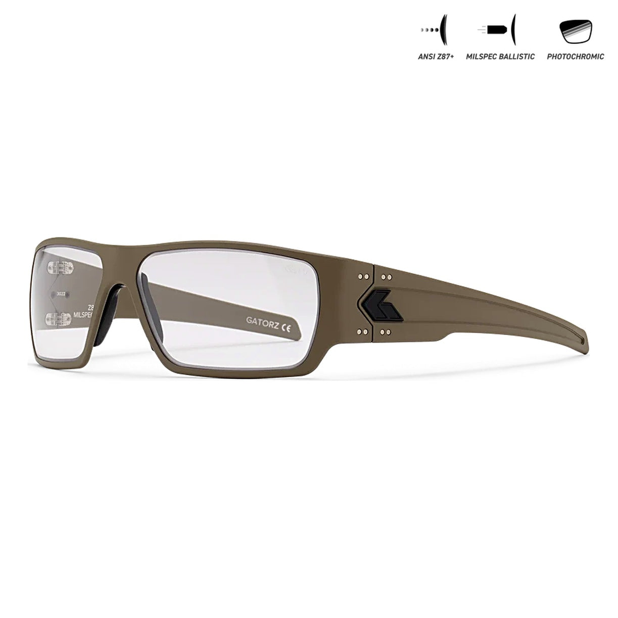 GATORZ: Specter MILSPEC Ballistic Inferno Photochromic Eyewear