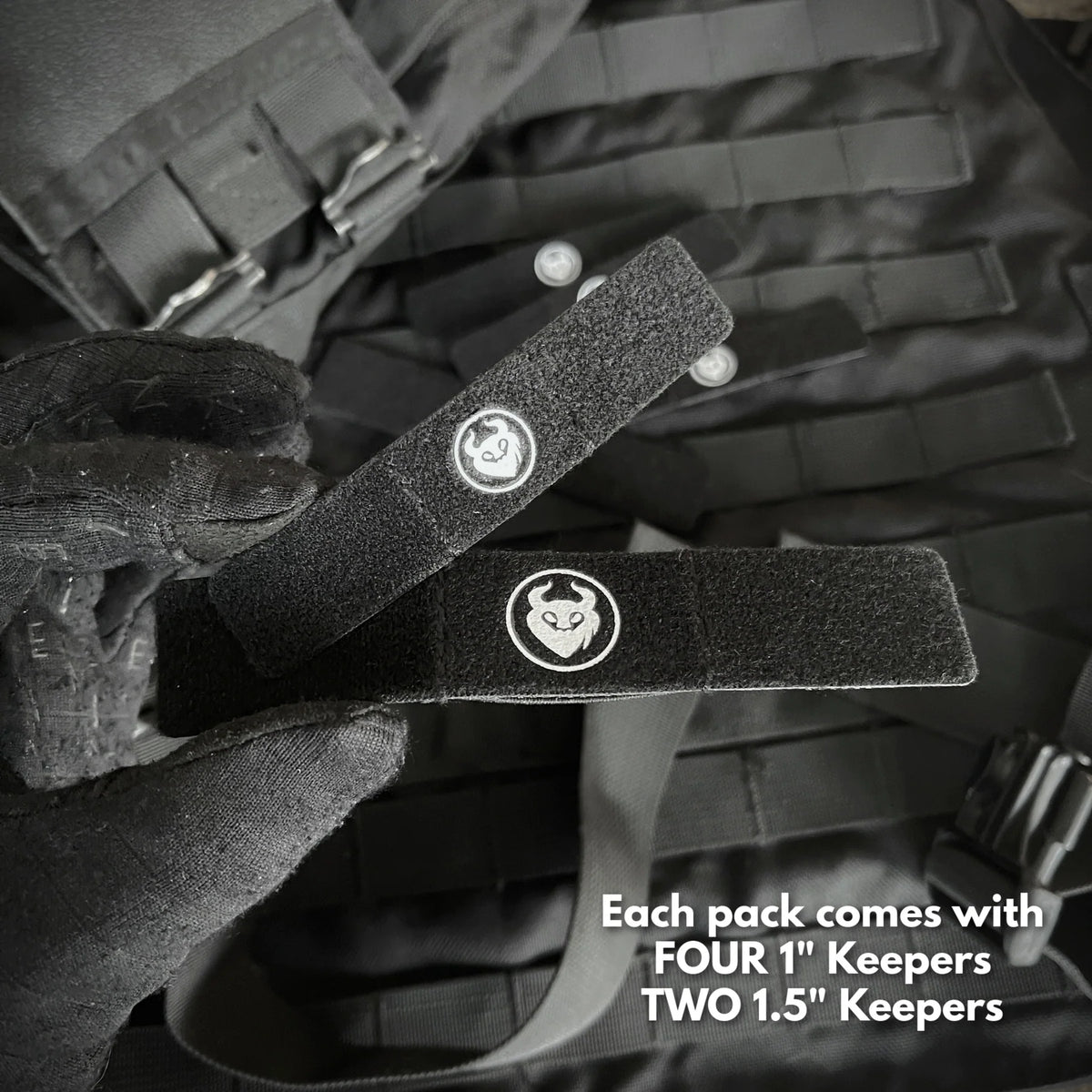 MILITAUR: Strap Keepers, 6-Pack