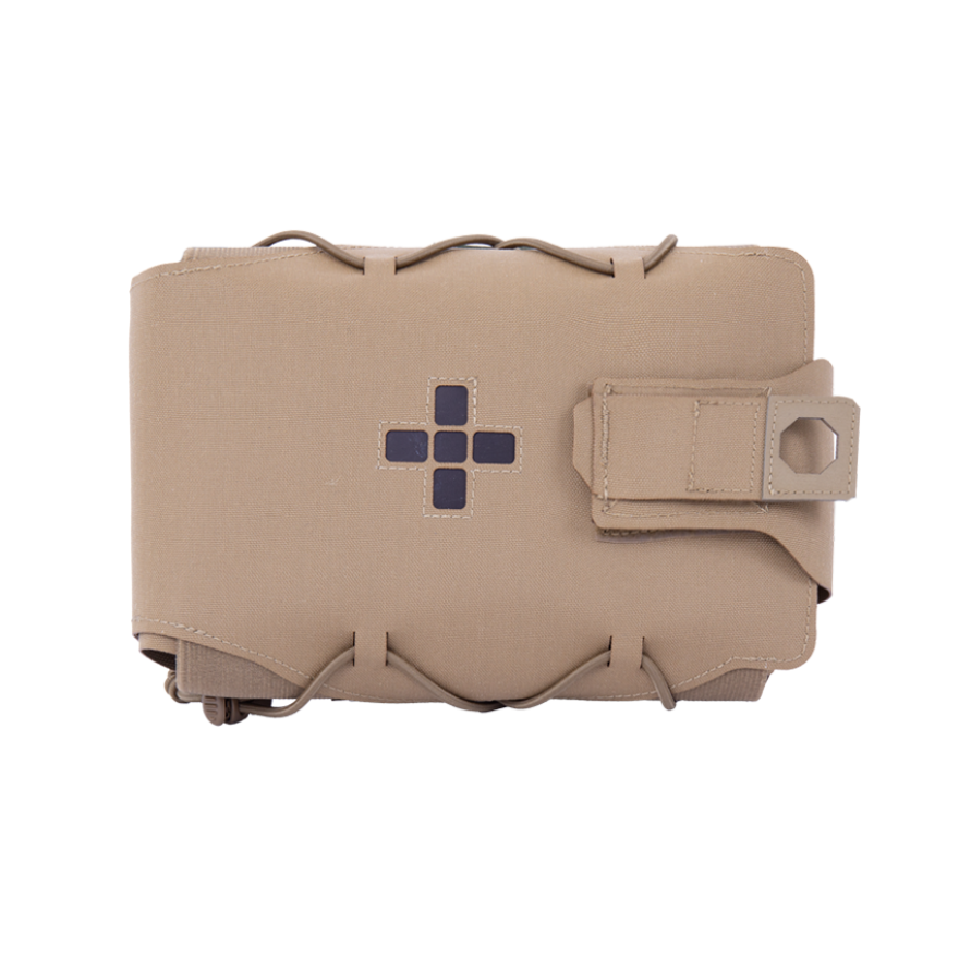WARRIOR ASSAULT: Laser Cut Large Horizontal Individual First Aid Kit (IFAK)
