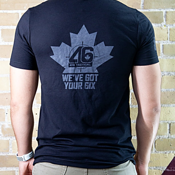 416 TACTICAL: We've Got Your 6ix Maple Leaf T-Shirt