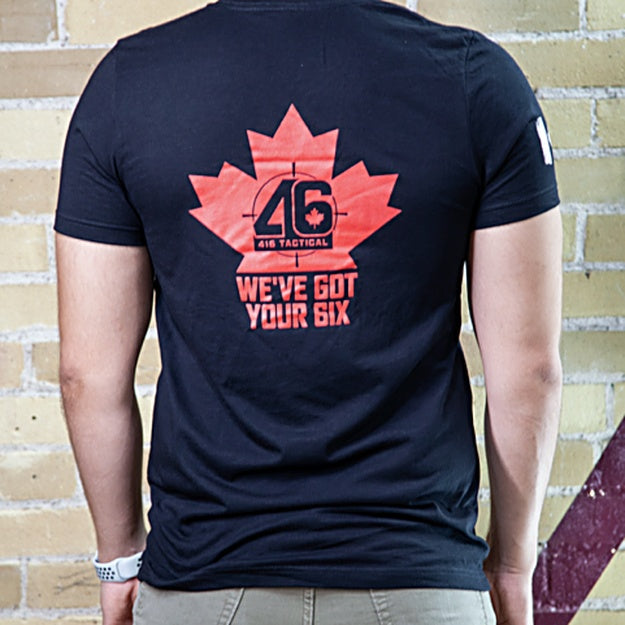 416 TACTICAL: We've Got Your 6ix Maple Leaf T-Shirt