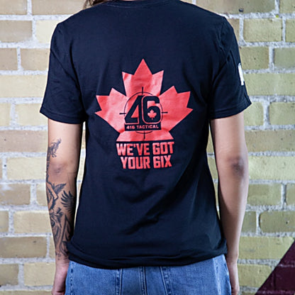 416 TACTICAL: We've Got Your 6ix Maple Leaf T-Shirt