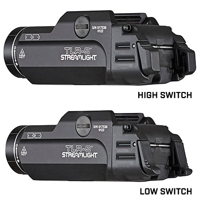 STREAMLIGHT: TLR-9 Compact Gun Light w/ Ambidextrous Rear Switch Options