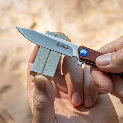 SMITH'S: 3" Diamond Sharpening Stone w/ Pouch