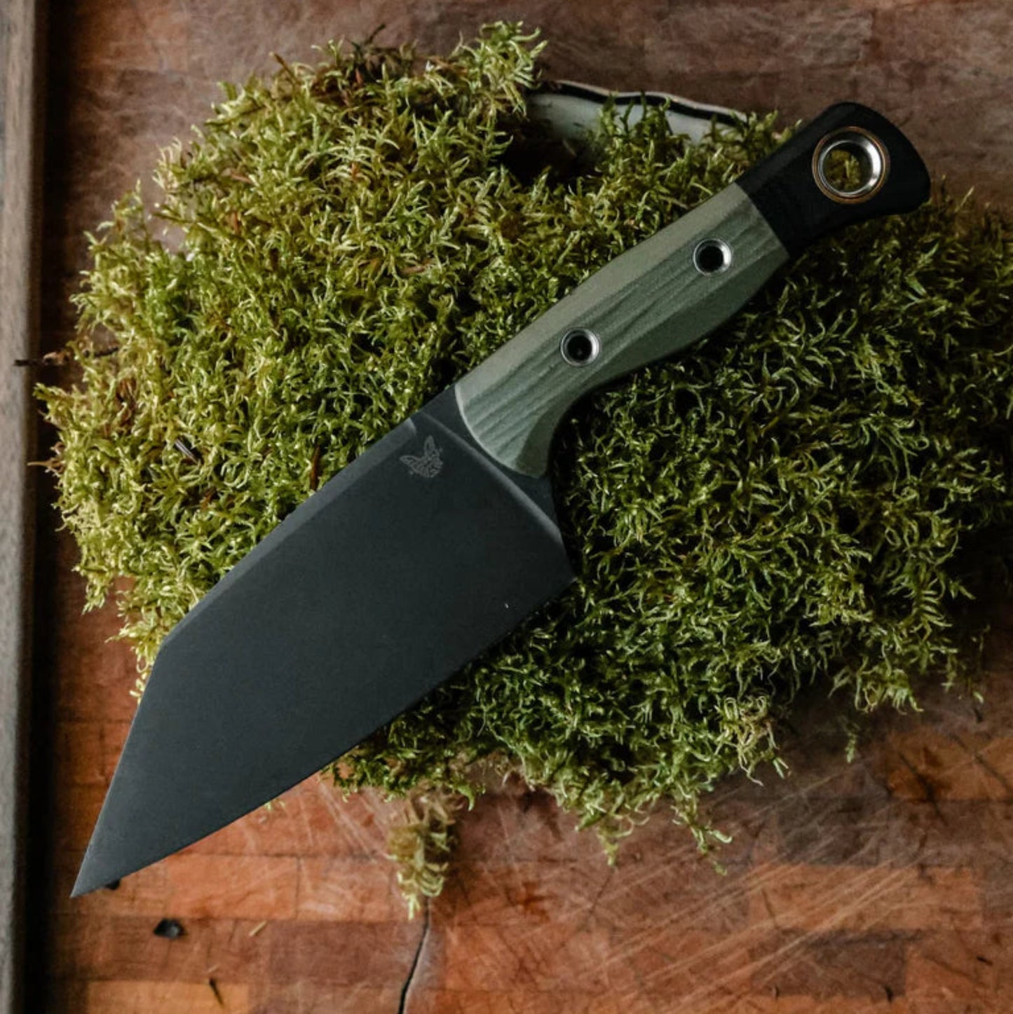 BENCHMADE: Station Knife – OD Green G10