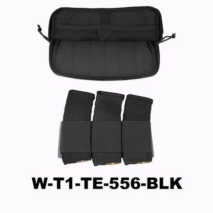 WARRIOR ASSAULT SYSTEMS: T1 Tegris Triple Elastic 5.56mm Mag Pouch
