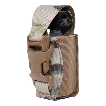 WARRIOR ASSAULT SYSTEMS: Laser Cut Single 40mm Flash Bang Pouch – MultiCam