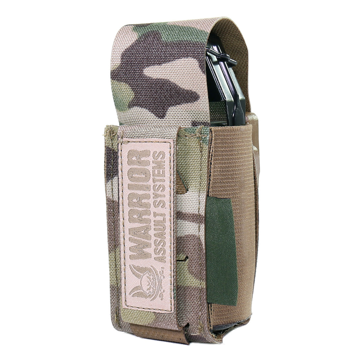 WARRIOR ASSAULT SYSTEMS: Laser Cut Single 40mm Flash Bang Pouch – MultiCam