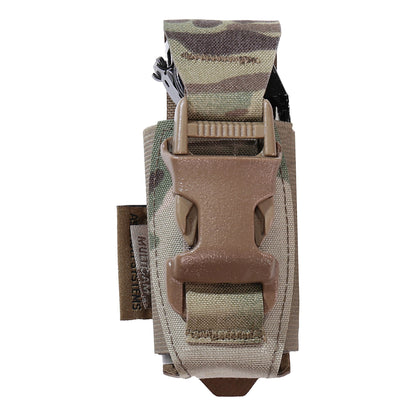WARRIOR ASSAULT SYSTEMS: Laser Cut Single 40mm Flash Bang Pouch – MultiCam