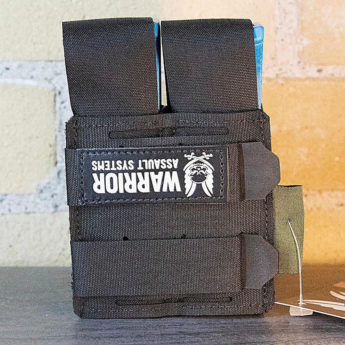 WARRIOR ASSAULT: Laser Cut Double Snap Mag Pouch 9mm
