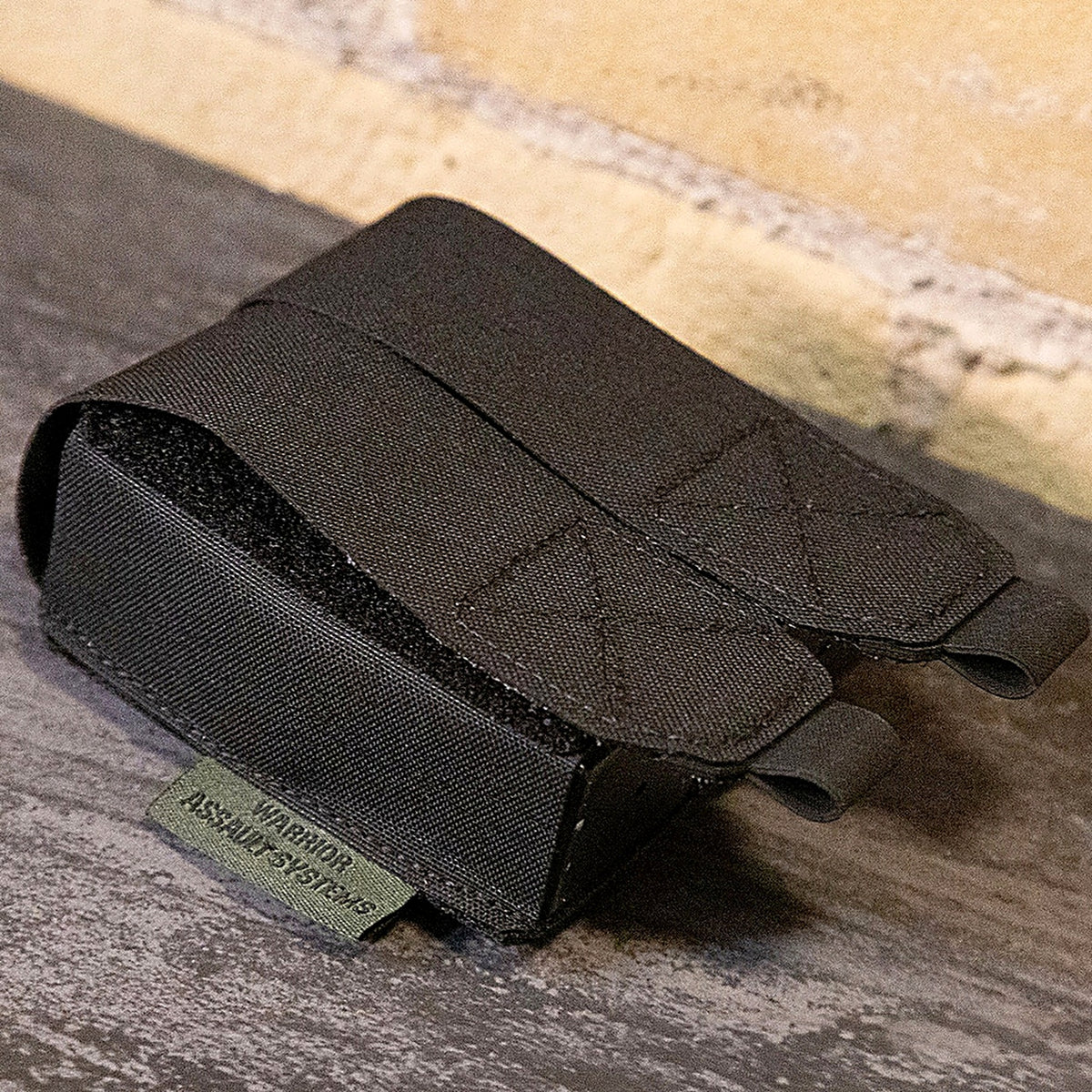WARRIOR ASSAULT: Laser Cut Double Snap Mag Pouch 9mm