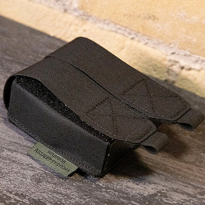 WARRIOR ASSAULT: Laser Cut Double Snap Mag Pouch 9mm