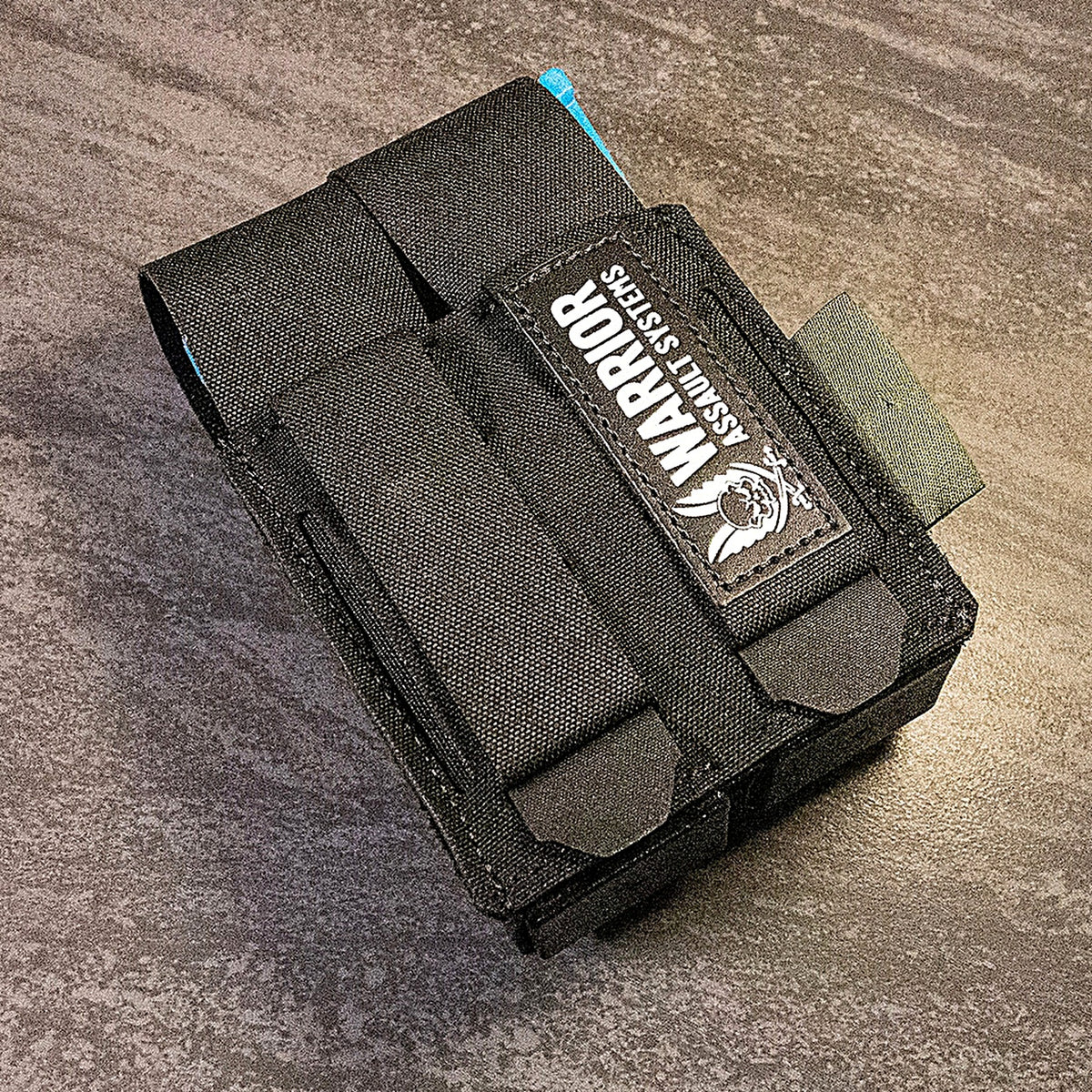 WARRIOR ASSAULT: Laser Cut Double Snap Mag Pouch 9mm