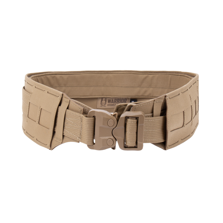 WARRIOR ASSAULT: Laser Cut Low Profile Belt with Polymer Cobra Belt Buckle
