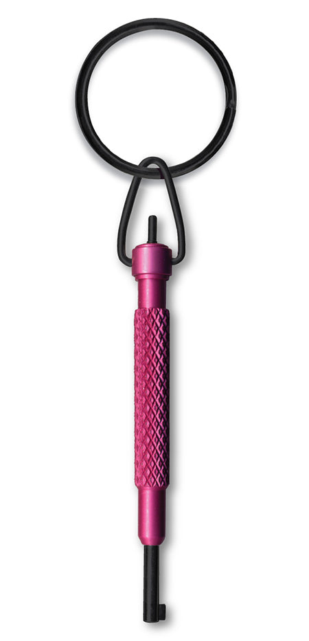 ZAK TOOLS:  Aluminum Swivel Key Pink