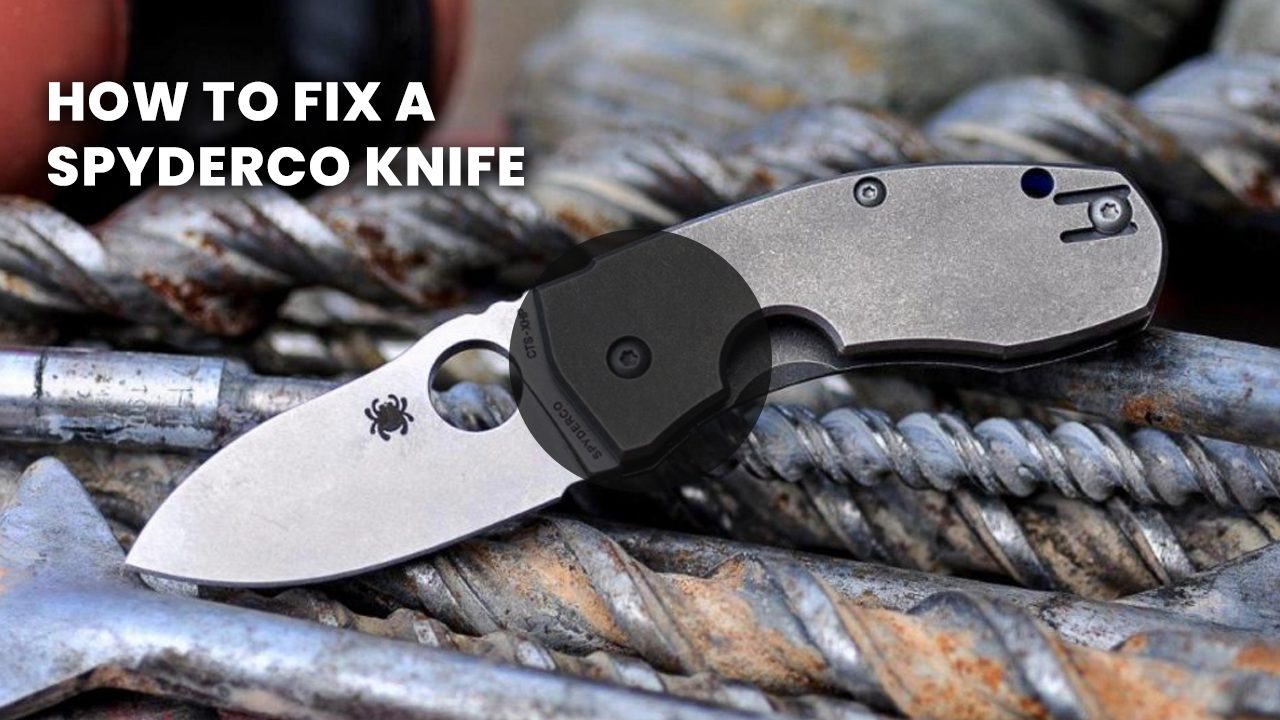 How to fix a Spyderco knife 416 Tactical